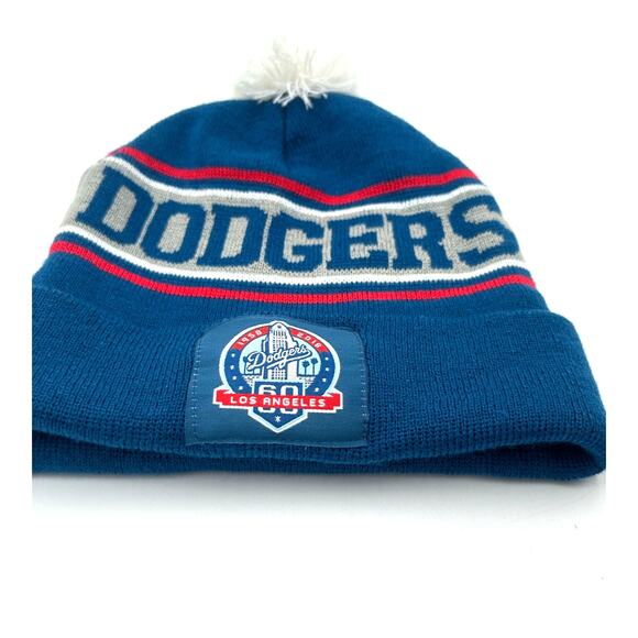 2018 SGA LA Dodgers 60 Anniversary 1958-2018 Promo Knit Beanie - Picture 1 of 6
